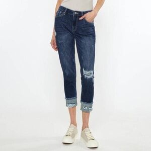 NWT KanCan BERNICE HIGH RISE BOYFRIEND JEANS